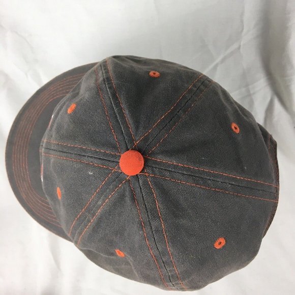 Whataburger Employee Hat Embroidered Logo Fast Food Restaurant Brand Crew Gray - Picture 5 of 7